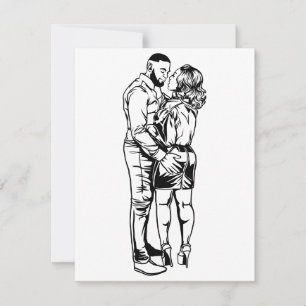 Cartão Sinto falta dos seus lábios me beijando amor da mi