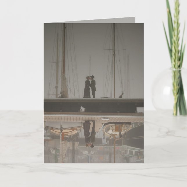 Cartão — sinto sua falta / indo embora (Frente)