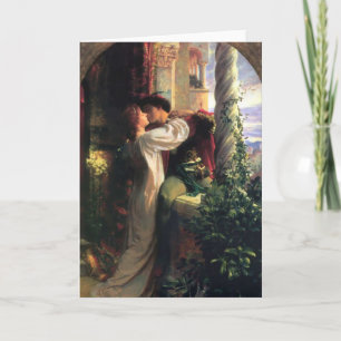 Cartão Sir Frank Dicksee, Romeo and Juliet Greeting Card