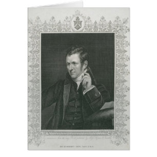 Cartão Sir Humphry Davy