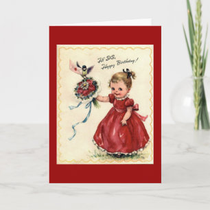 Cartão Sister Birthday Greeting Card