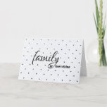 Cartão sister-in-law polka dot birthday<br><div class="desc">Birthday for sister-in-law with black polka dots on white background.</div>