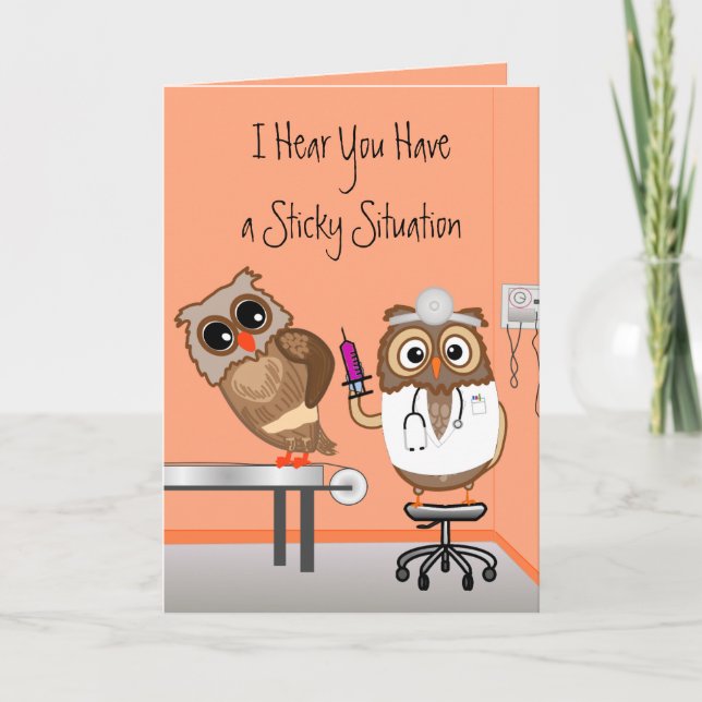 Cartão Situação pegajosa (Frente)