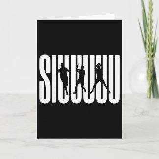 Cartão Siuuu Soccer Lovers Present For Fan Kid's Boys