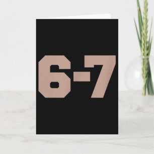 Cartão Six Seven Trending 67 Logo _1