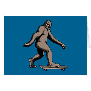 Cartão Skate Squatch