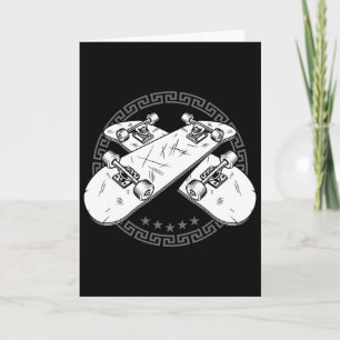 Cartão Skateboard Skater Skateboarder Skateboarding Longb