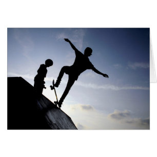 Cartão Skateboarders