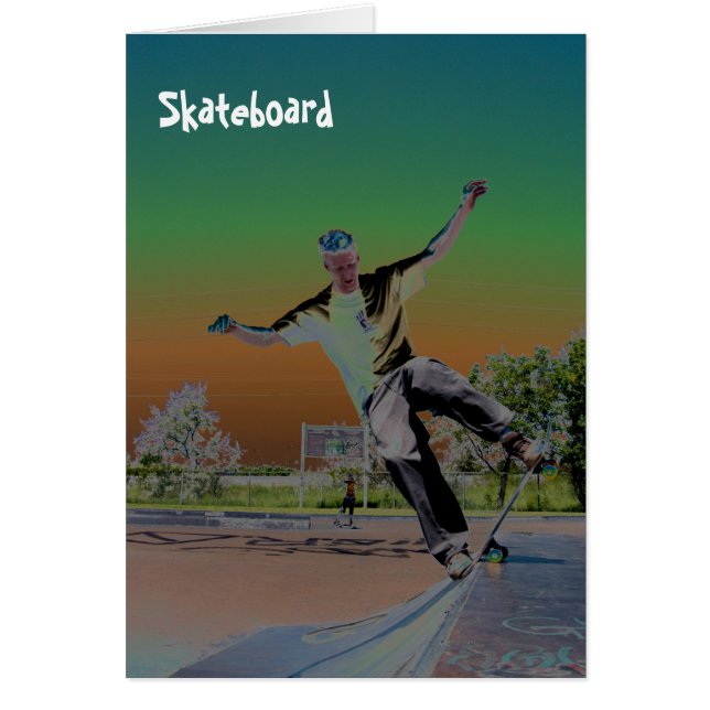 Cartão Skater de Solorized (Frente)