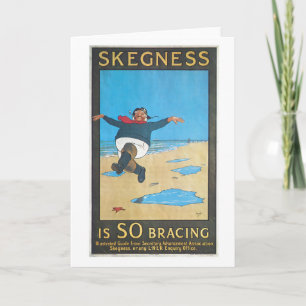 Cartão Skegness, England Viagens vintage Poster