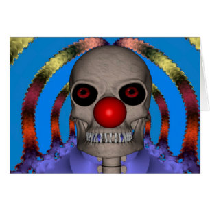 Cartão Skeleton Clowe