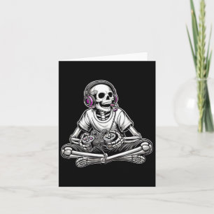 Cartão Skeleton Halloween
