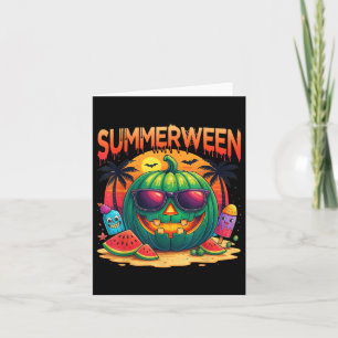 Cartão Skeleton Summer Summerentre Watermelon Jack-o