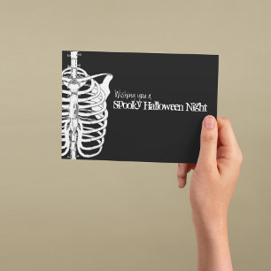 Cartão Skeleton X-Ray Halloween