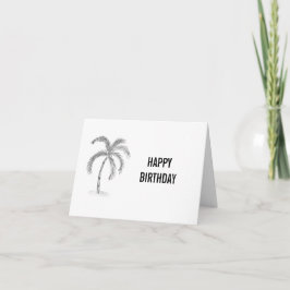 Cartão Sketched Greeting Card Black and White