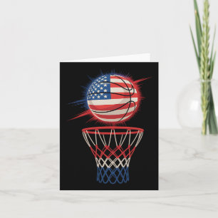 Cartão Sketll American Patriotic 4 De Julho, Homens De Ba