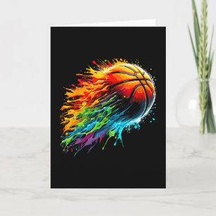 Cartão Sketll Jogador Colorido Tie Dye Sketll Ll