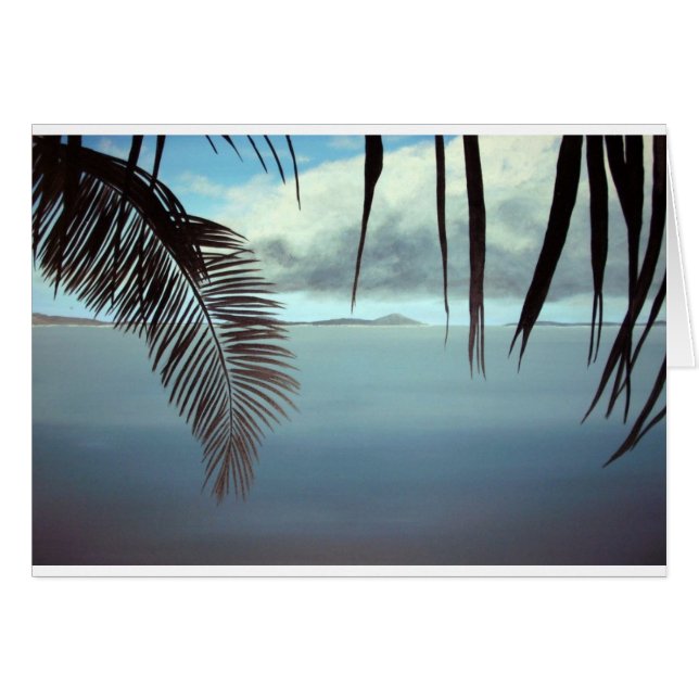 Cartão Skies da Flórida (Frente Horizontal)