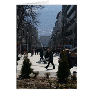 Cartão Skopje do centro 1