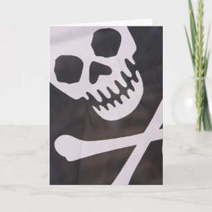 Cartão Skull and Crossbones Customizable Cards