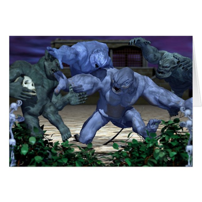 Cartão Skull Bowl (Frente Horizontal)