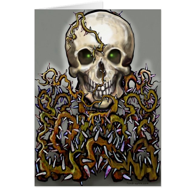 Cartão Skull-n-Thorns (Frente)