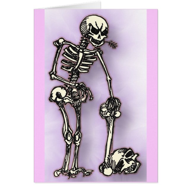 Cartão skully (Frente)