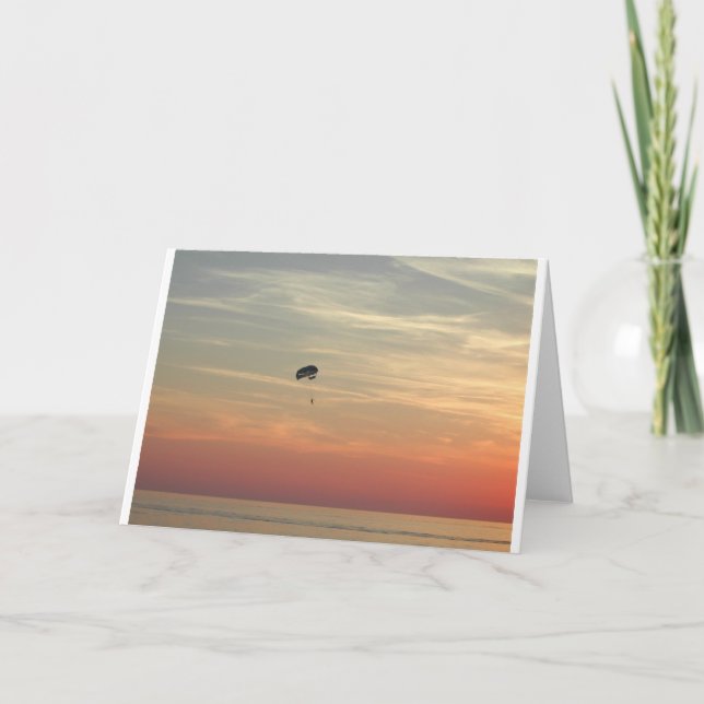 Cartão Skydiving (Frente)