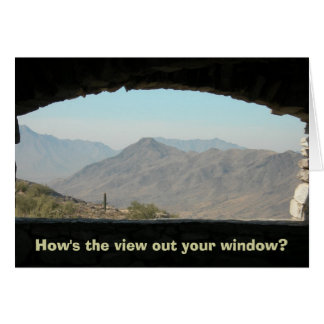 Cartão Skyline arizona (Como está a visão?)