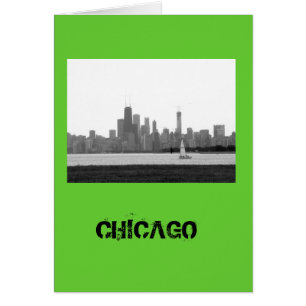 Cartão Skyline Chicago