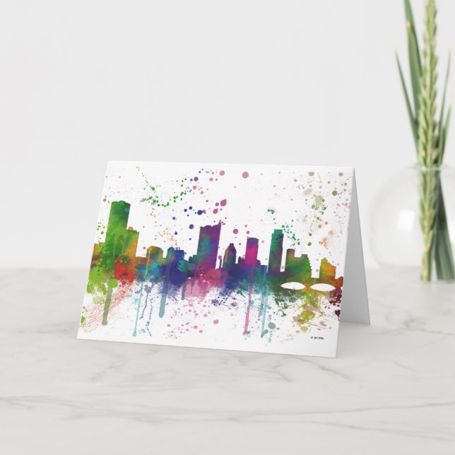 CARTÃO SKYLINE DE AUSTIN TEXAS (Frente)