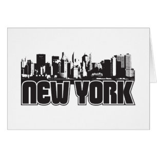 Cartão Skyline de New York
