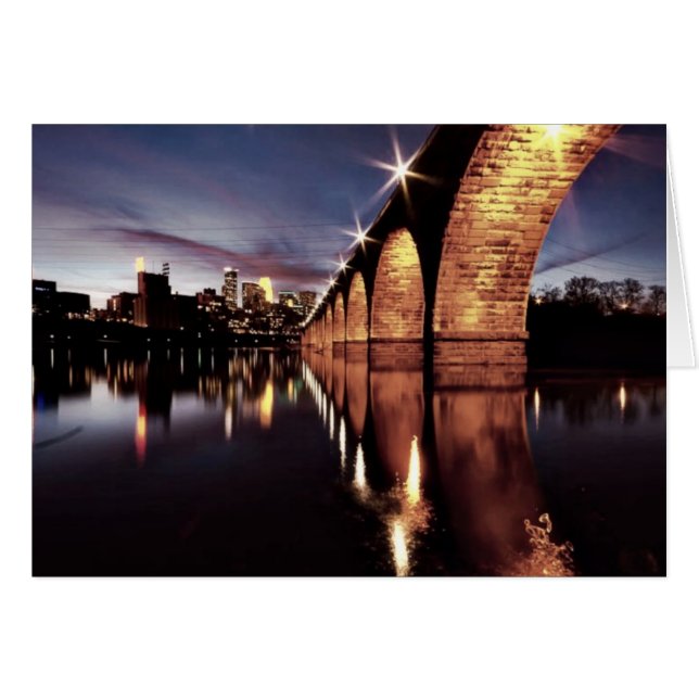 Cartão Skyline de Pesquisa (Frente Horizontal)