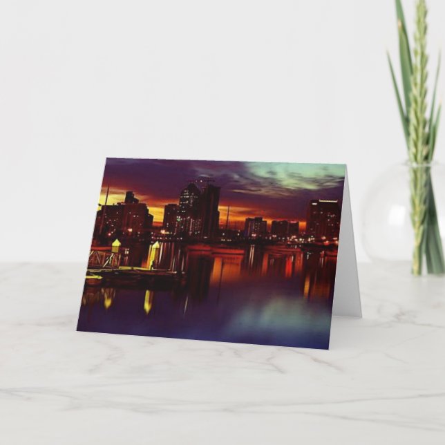 Cartão Skyline de San Diego (Frente)