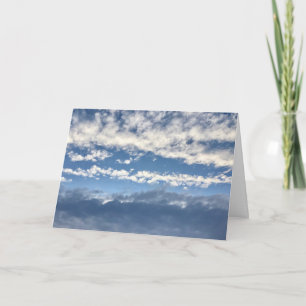 Cartão Sky's the Limit Blank Greeting Card