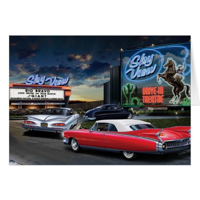 Cartão Skyview Drive In (Frente Horizontal)