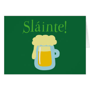 Cartão Sláinte Beer