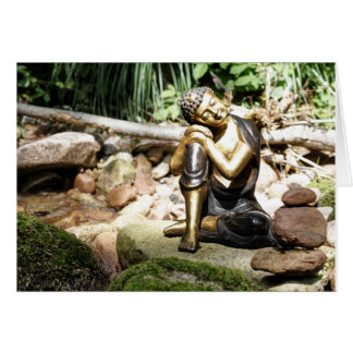 Cartão sleeping buddha