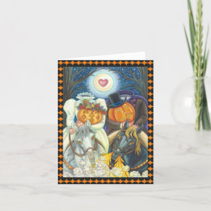 CARTÃO SLEEPY HOLLOW WEDDING, HEADLESS HORSEMAN CARD