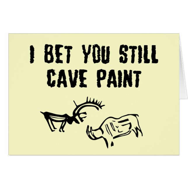 Cartão Slogan de insulto (Frente Horizontal)