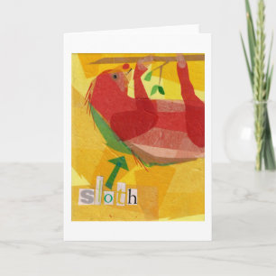 Cartão Sloth!