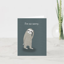 Sloth, desculpe, Sad Sloth foth coçando a cabeça.