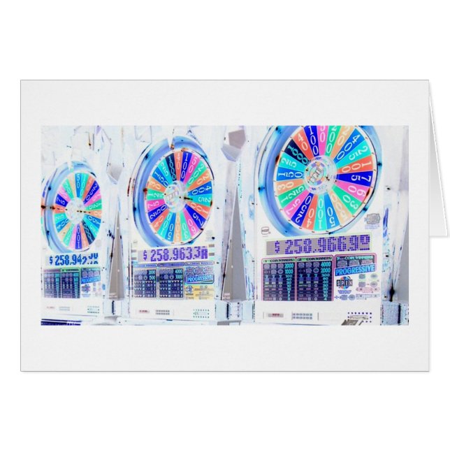 Cartão Slots Las Vegas (Frente Horizontal)