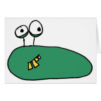 Cartão slug notàvel feio