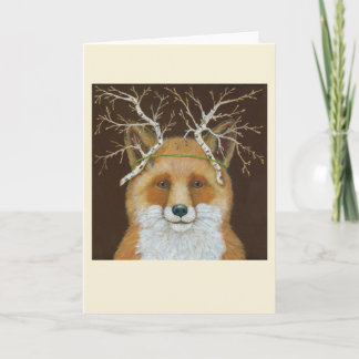 Cartão Sly Sylvie the Fox greeting card