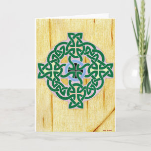 Cartão Small Celtic Cross (combo) card