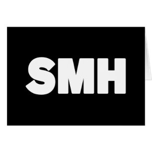 Cartão SMH   Placa deslizante de texto