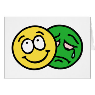 Cartão Smilie theater comédia tragédia