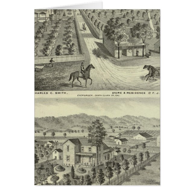 Cartão Smith, residências Herman, loja (Frente)