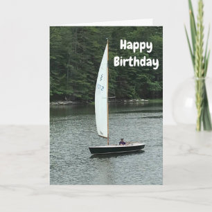 CARTÃO ***SMOOTH SAILING AHEAD*** HAPPY BIRTHDAY